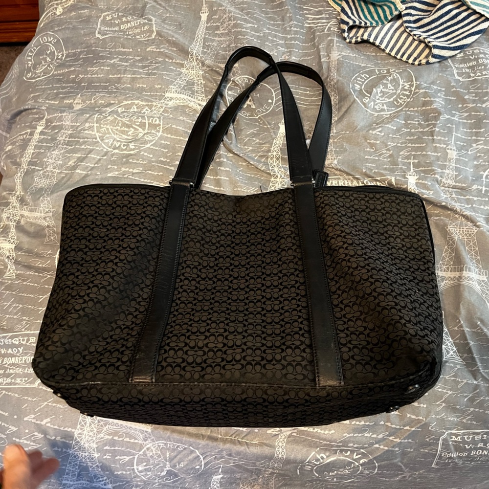 Coach tote weekend bag